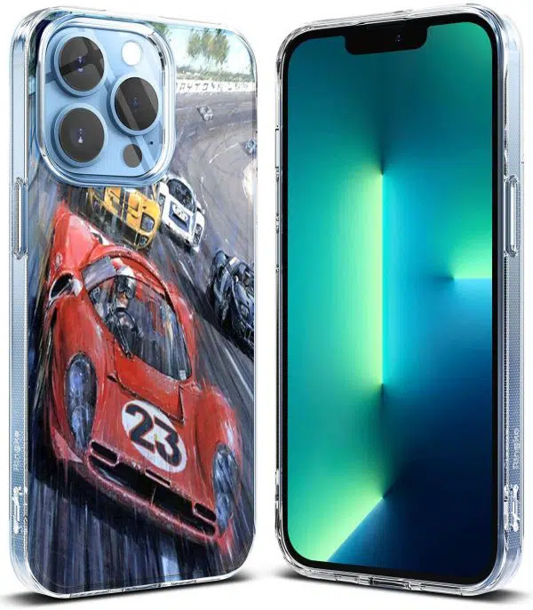 Coque 24h du Mans en Silicone iPhone 13 Collection Vehicule