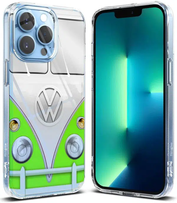 Coque Transporter Vw en Silicone iPhone 13 Collection Vehicule