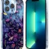 Coque Silicone iPhone 13 Collection texture Graffiti space