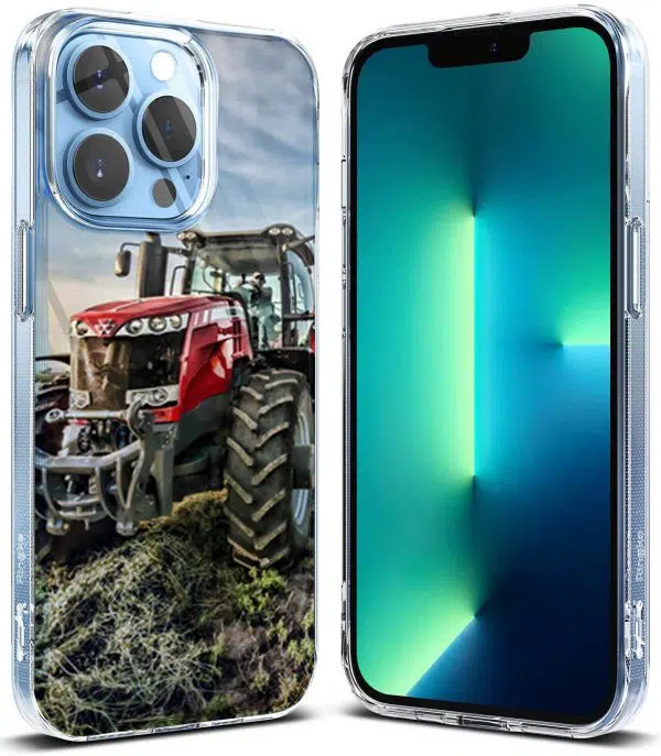 Coque Massey Fergusson Tractor en Silicone iPhone 13 Collection Vehicule