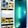 Coque iPhone 13 Sunflower en silicone