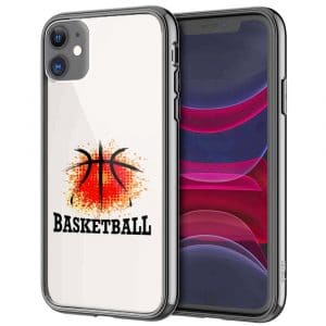Coque iPhone 13 Basketball Grunge en Verre Trempé