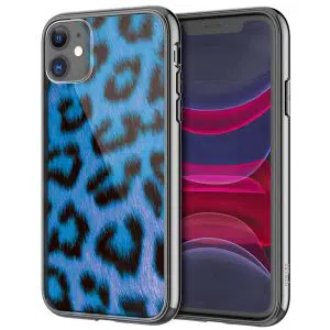 Leopard Bleu Coque iPhone 13