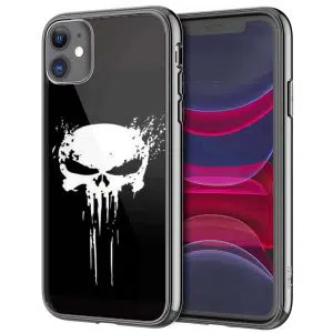 Coque plexiglass iPhone 13 motif Skull
