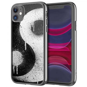 COQUE VERRE TREMPE IPHONE 13 YING YANG