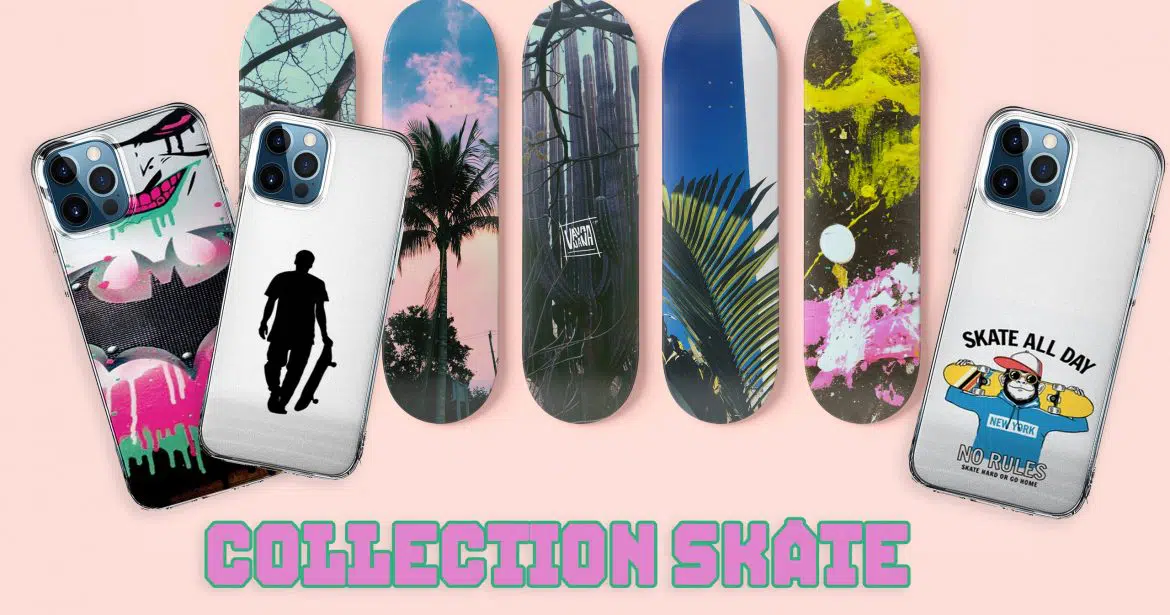 Collection de Coques portables sur le Thème Skate