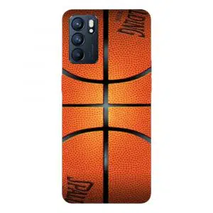 Coque Ballon de Basket pour Téléphone Oppo Reno6 5G