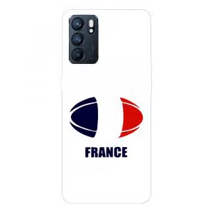 Coque France Rugby pour Téléphone Oppo Reno6 5G
