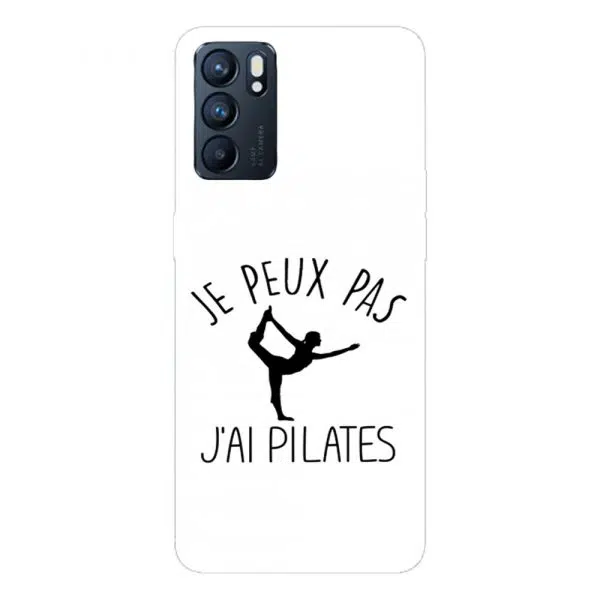 Coque Je peux pas j'ai Pilates pour Téléphone Oppo Reno6 5G