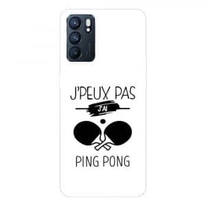 Coque Ping Pong pour Téléphone Oppo Reno6 5G