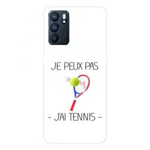 Coque J'ai Tennis pour Téléphone Oppo Reno6 5G