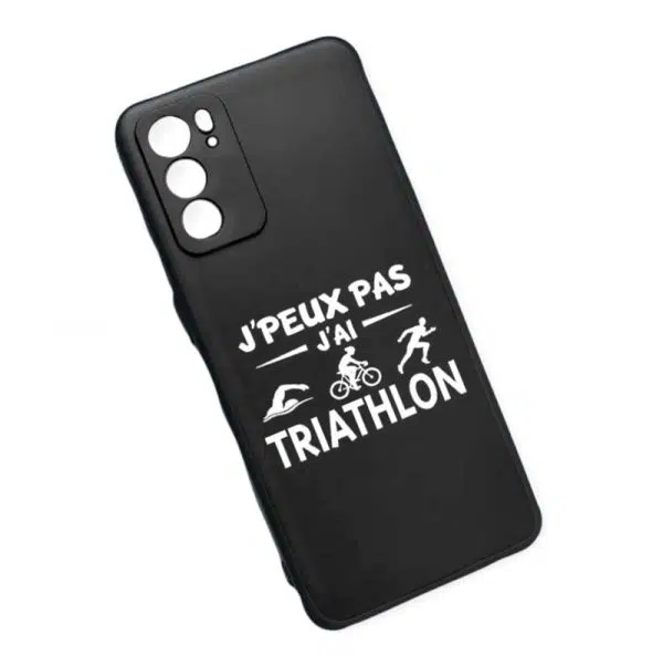 Coque originale Je peux pas j'ai Triathlon pour Téléphone Oppo Reno6 5G