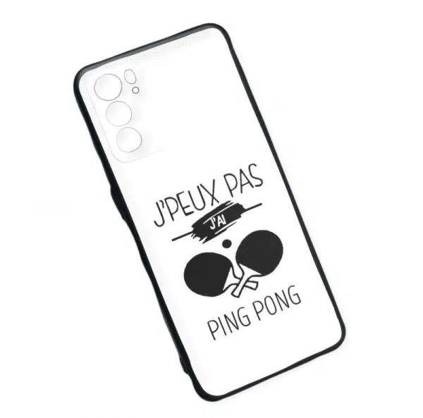 Coque de Gel Ping Pong pour Téléphone Oppo Reno6 5G