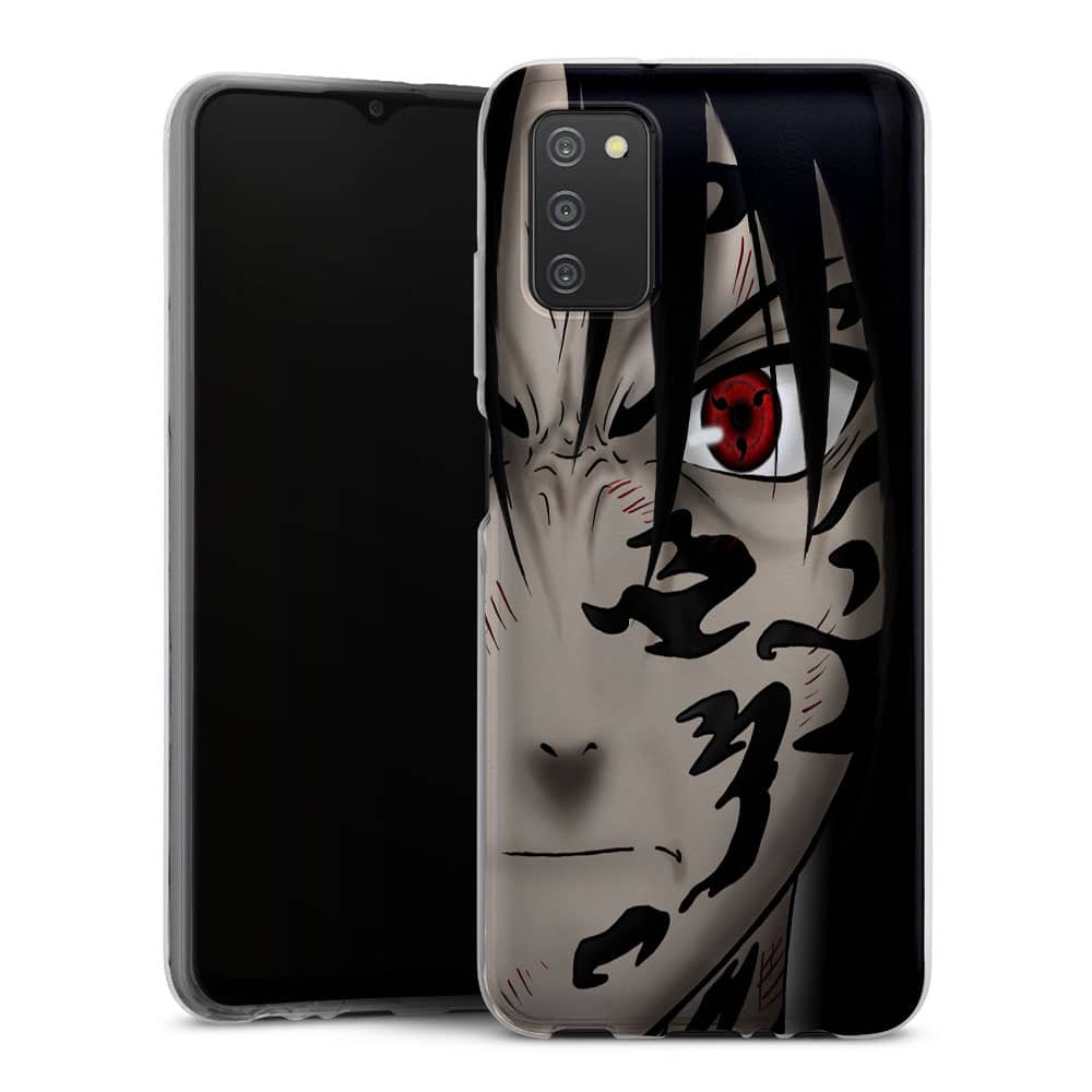 Coque Samsung Galaxy A03s Sasuke Sharingan Silicone Plexi 0032