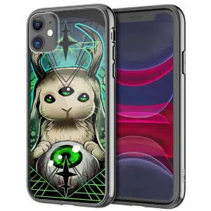 Coque Space Bunny pour iPhone, Samsung, Huawi, Oppo, Xiaomi