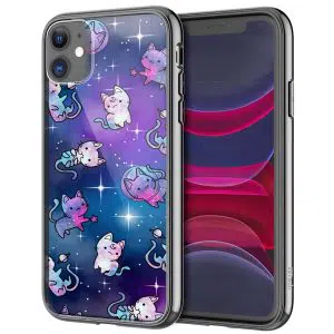 Coque Space Kitties pour iPhone, Samsung, Huawi, Oppo, Xiaomi