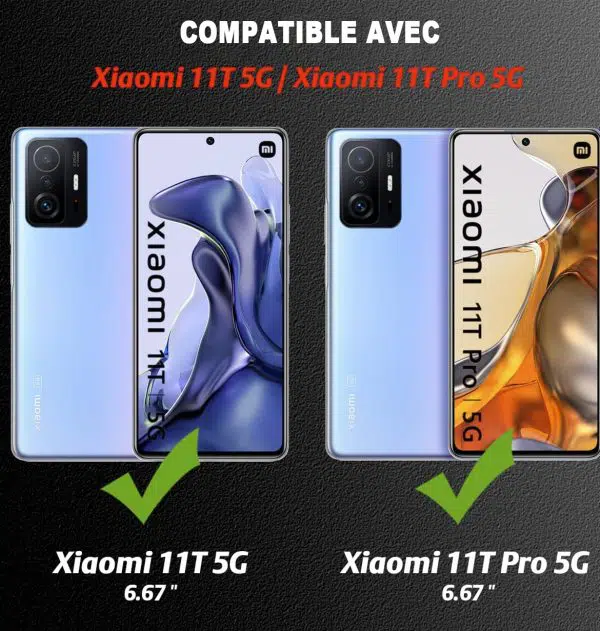 Coque Silicone personnalisée compatible Xiaomi 11T et 11T Pro