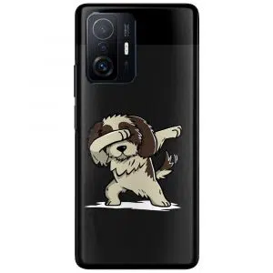 Coque téléphone Xiaomi 11T 5G / Pro Motif dog shih tzu dabbing