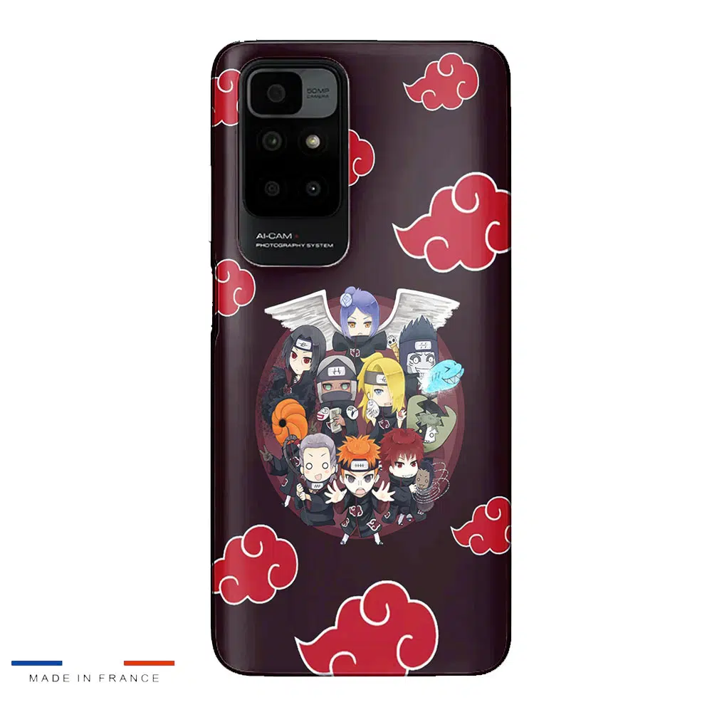 Coque Xiaomi Redmi 10 Chibi Akatsuki Montage