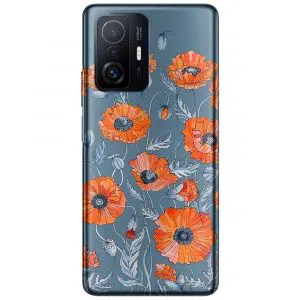Coque Xiaomi 11T 5G / Pro Coquelicots floral botanical art
