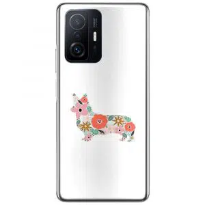 Coque Xiaomi 11T 5G / Pro floral corgi