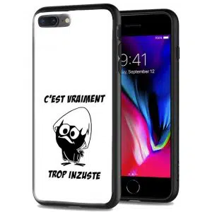 Coque Calimero Trop Injuste pour iPhone SE 2022, 2020 en Plexiglass