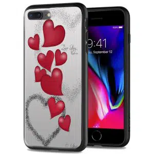 Coque Love You Mon Coeur pour iPhone SE 2020 en Verre Trempé