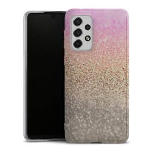 Coque Samsung A33 5g pink glitter way aesthetic