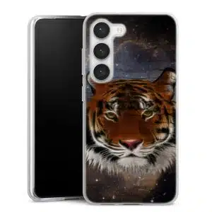 Coque Samsung S23 Abstract Tiger, Collection Animaux Tigres