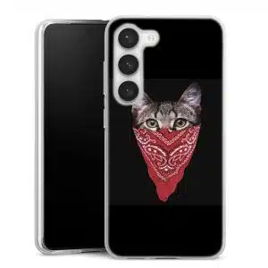 Coque Samsung S23 Bandito Cat, Collection Animaux Chat Cowboy