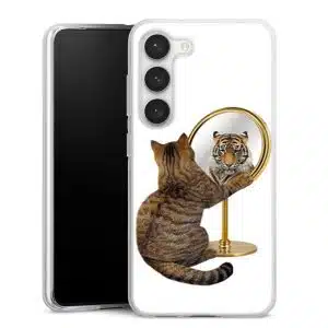 Coque Samsung S23 Chat Tigre, Collection Animaux