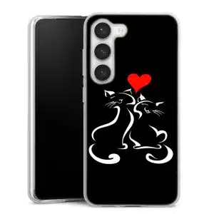 Coque Samsung S23 Cats in love, Collection Animaux Chats