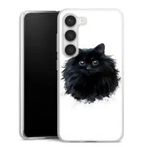 Coque Samsung S23 Chat Noir, Collection Animaux