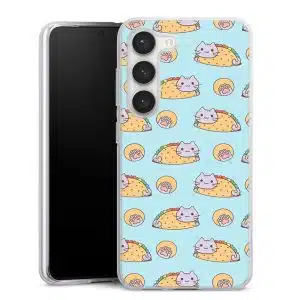 Coque Samsung S23 Chats et Tacos, Collection Animaux