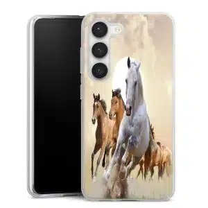 Coque Samsung S23 Cheval Blanc, Collection Animaux