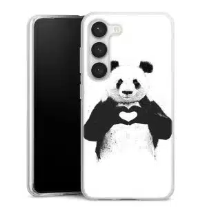 Coque Samsung S23 Panda Love, Collection Animaux