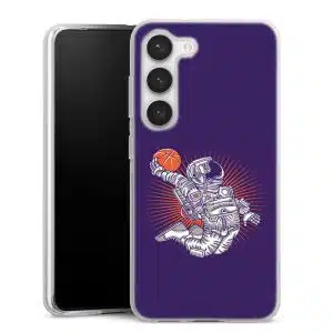 Coque Samsung S23 Space Dunk , Collection Abstrait Astronaute