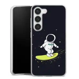 Coque Samsung S23 Surf dans l'espace , Collection Abstrait Astronaute