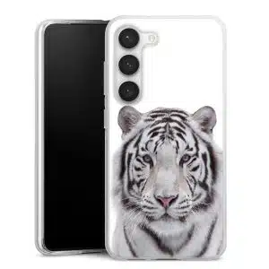 Coque Samsung S23 Tigre Blanc, Collection Animaux