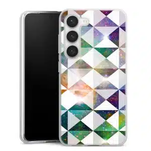 Coque Samsung S23 Space Diamonds , Collection Abstrait triangle