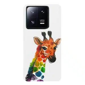 Coque Xiaomi Redmi 13T Girafe Multicolors