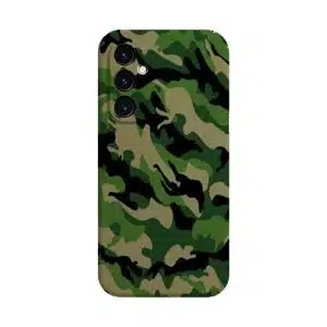Coque Samsung a05s Silicone Funny Camouflage militaire vert