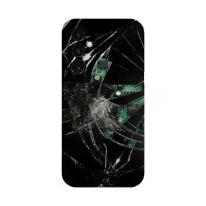 Coque Samsung a05s Silicone Funny Ecran de téléphone cassé