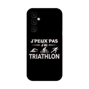 Coque téléphone portable samsung a05s fan de triathlon