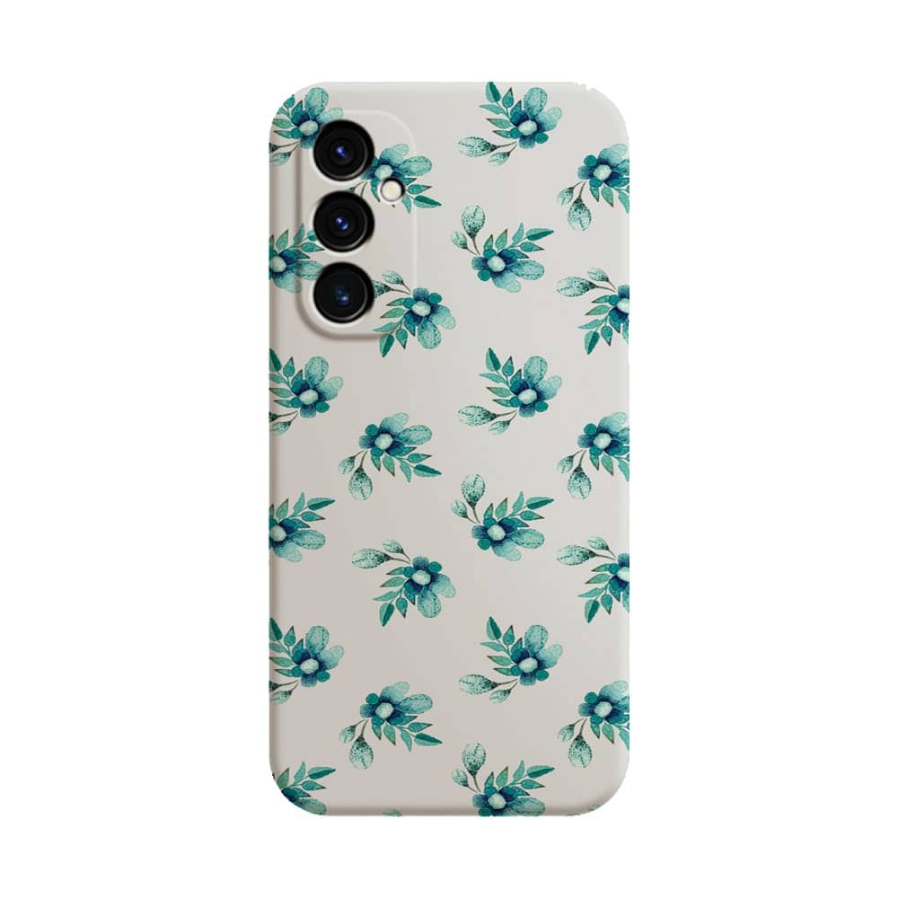 Coque Samsung Galaxy A05S Blue Flowers | Silicone