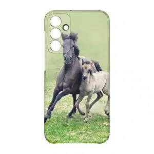 coque telephone design animal pour Samsung A15 horses wild