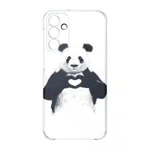 coque telephone design animal pour Samsung A15 panda love
