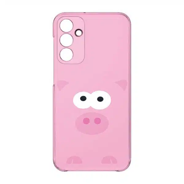 coque telephone design animal pour Samsung A15 Cochon rose