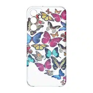 coque telephone design animal pour Samsung A15 Papillons Multicouleurs