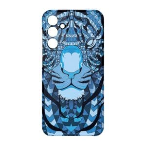 coque telephone design animal pour Samsung A15 Tigre Aztec Bleu